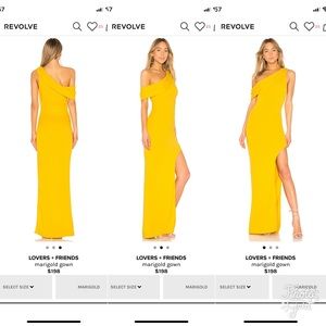 Lovers + Friends Marigold Gown